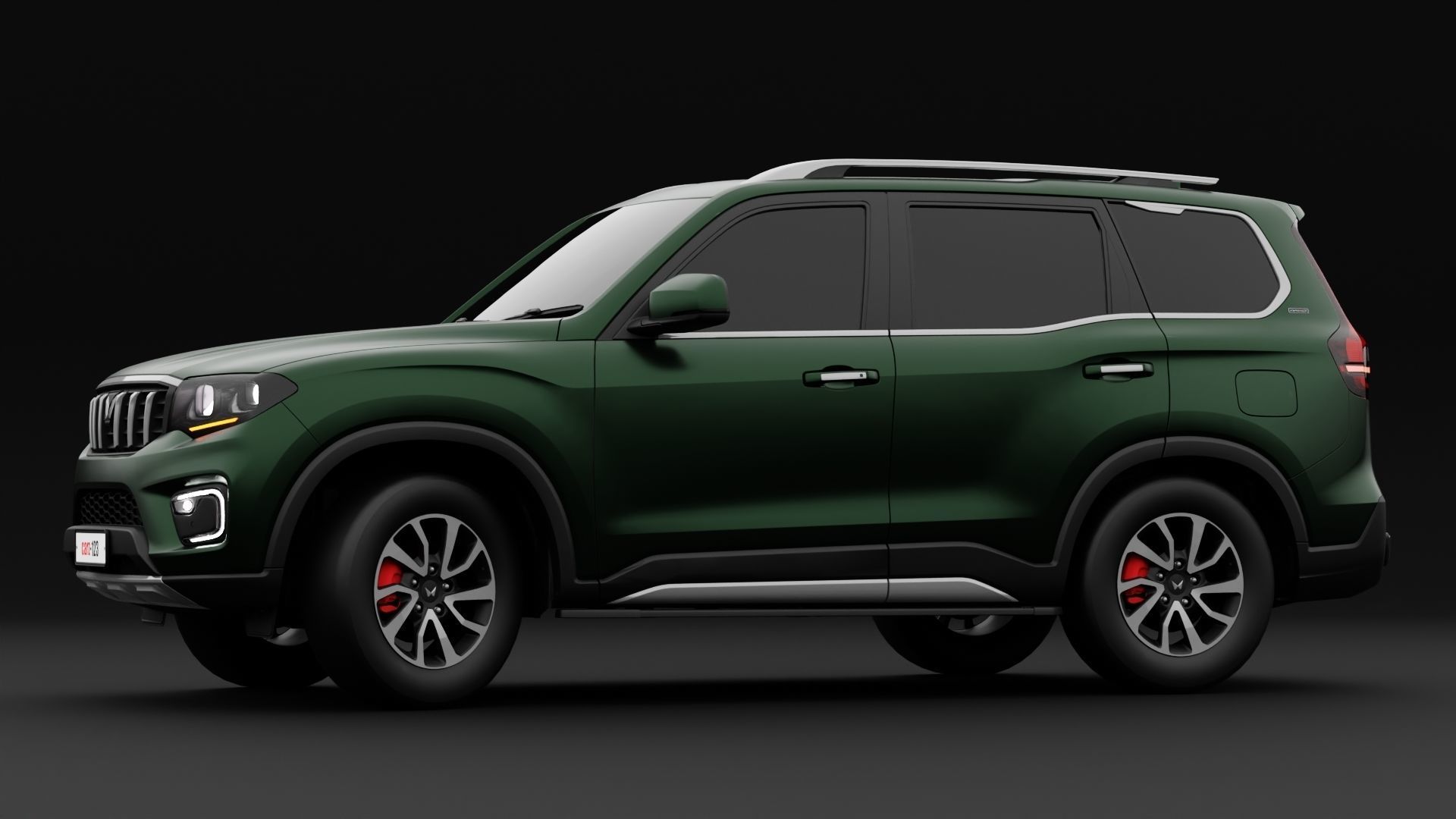 Mahindra scorpio N 3D model_4