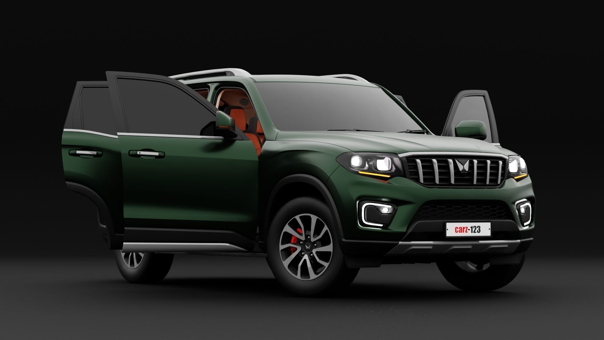 Mahindra scorpio N 3D model_7