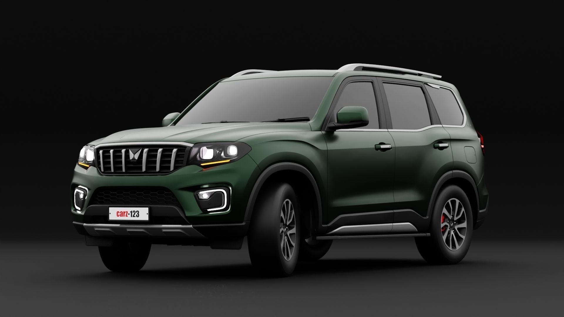 Mahindra scorpio N 3D model_5