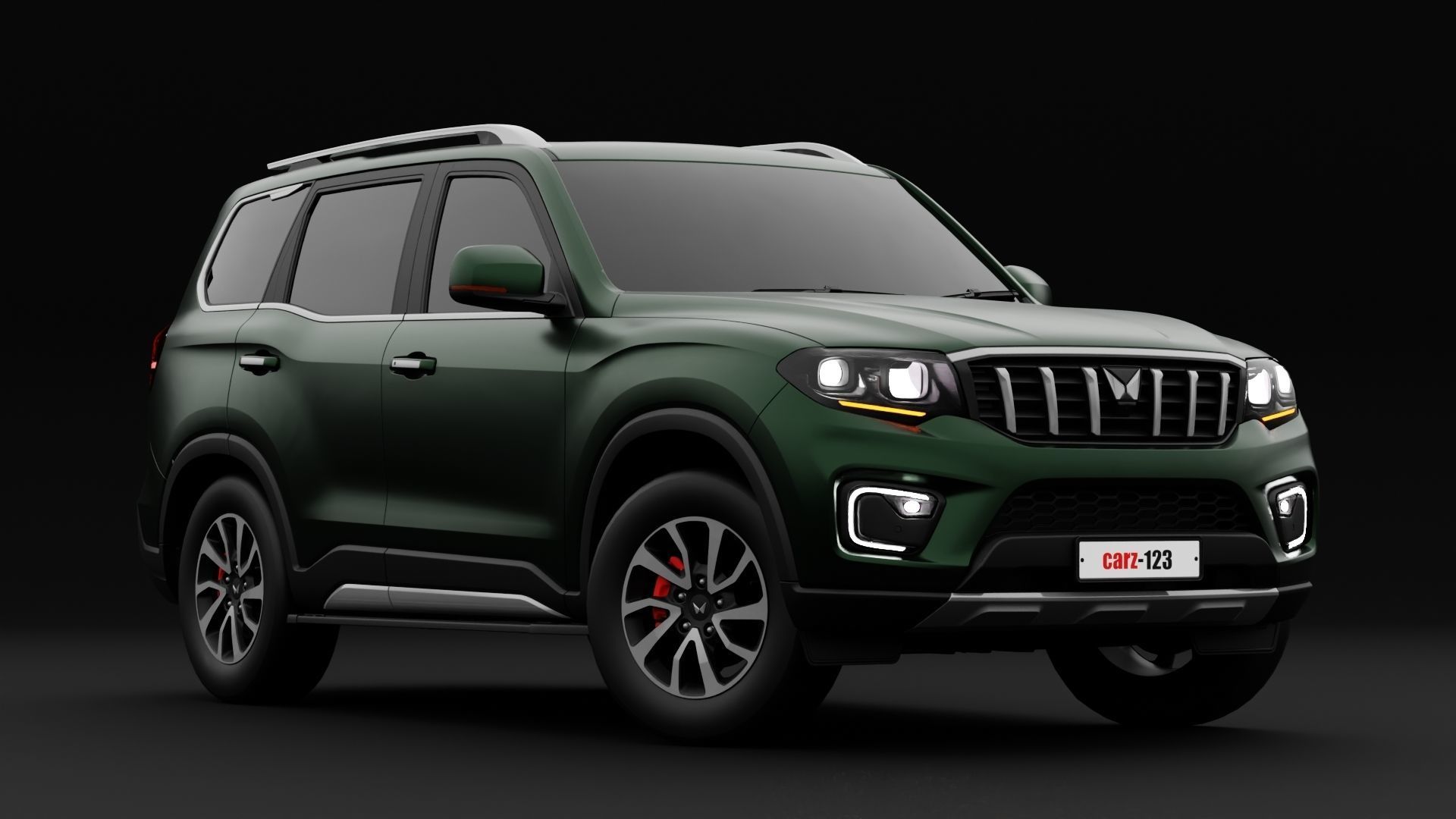 Mahindra scorpio N 3D model_1