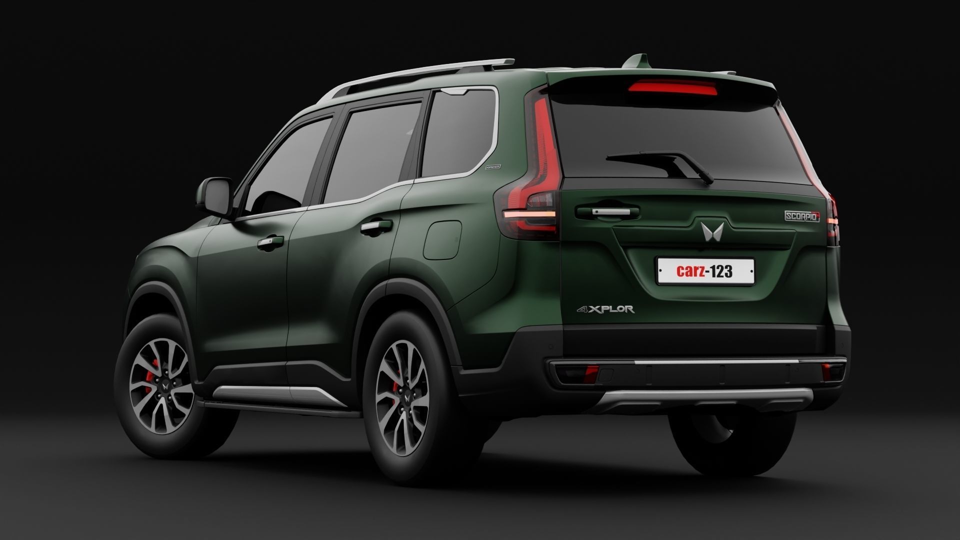 Mahindra scorpio N 3D model_3