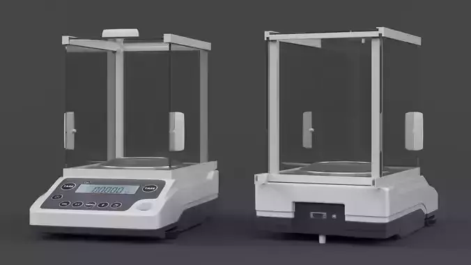 Analytical Balance 3D model