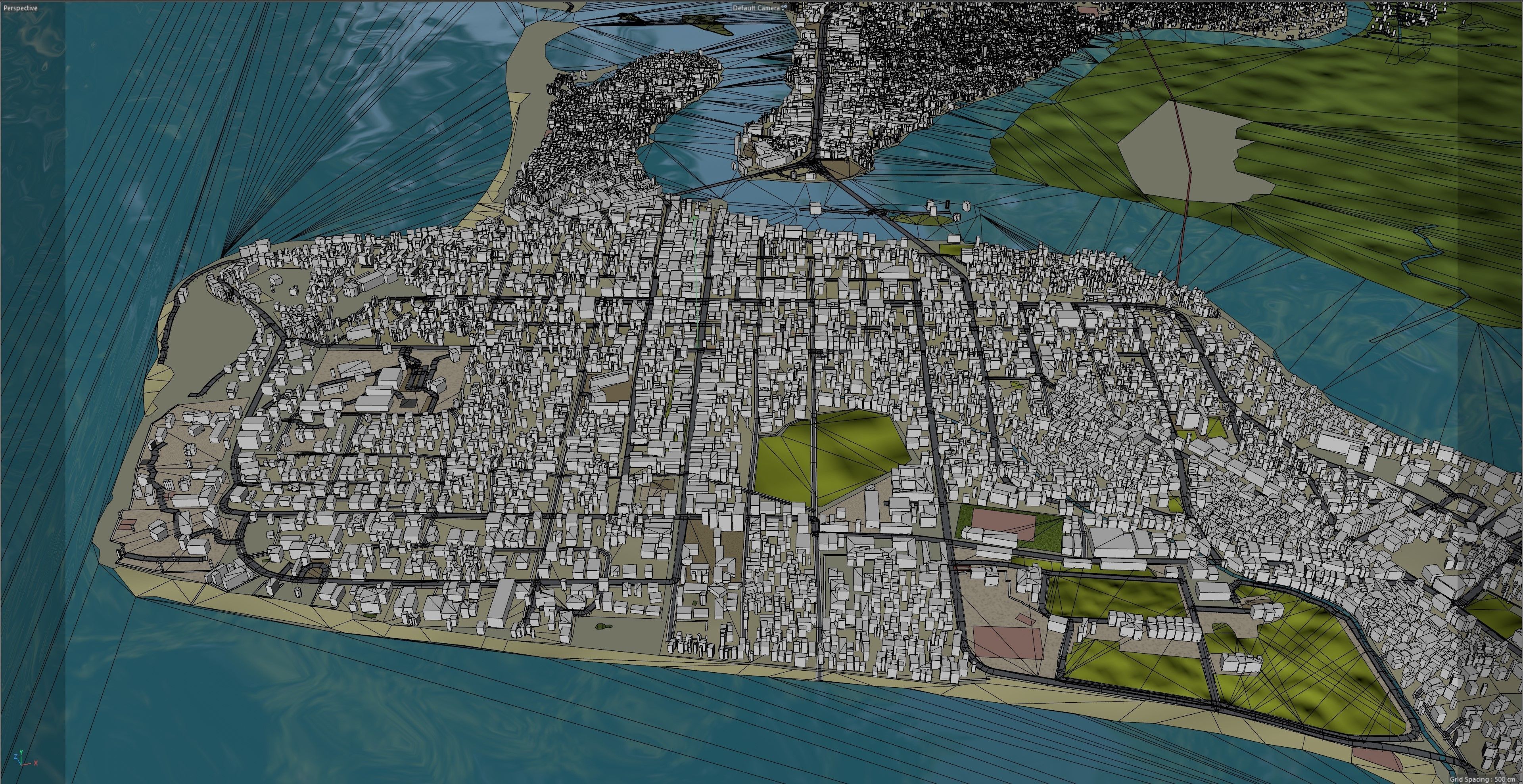 Monrovia Liberia 20km Low-poly 3D model_12