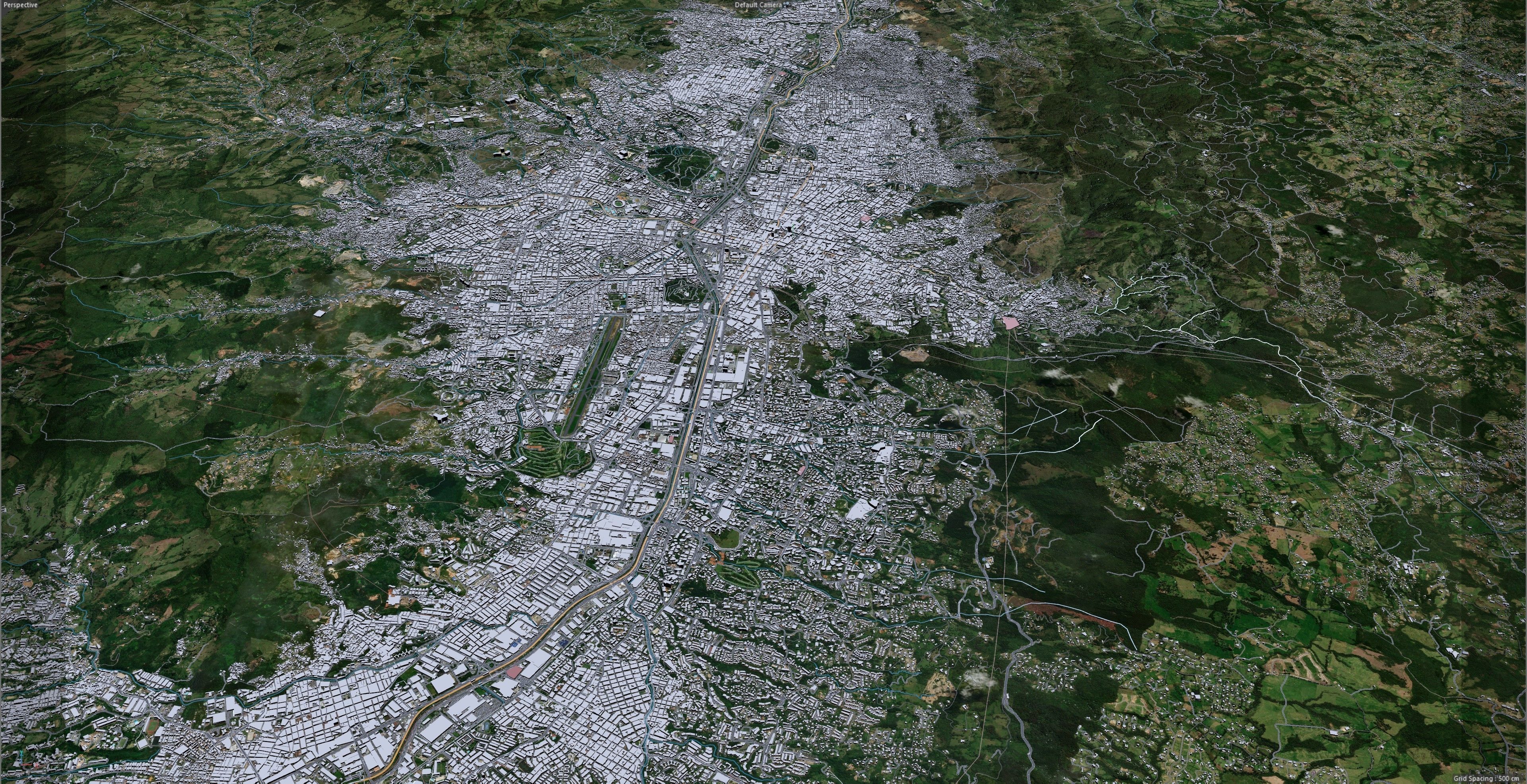 Medellin Antioquia Colombia 30km Low-poly 3D model_11