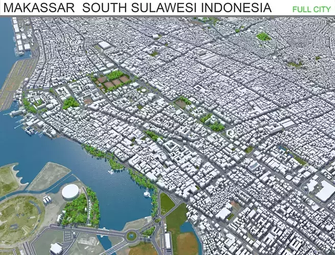 Makassar City South Sulawesi Indonesia 35km
