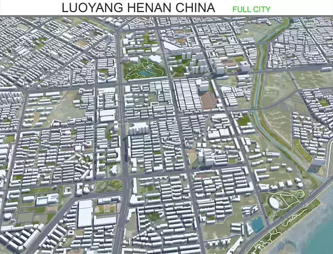 Luoyang Henan China 100km