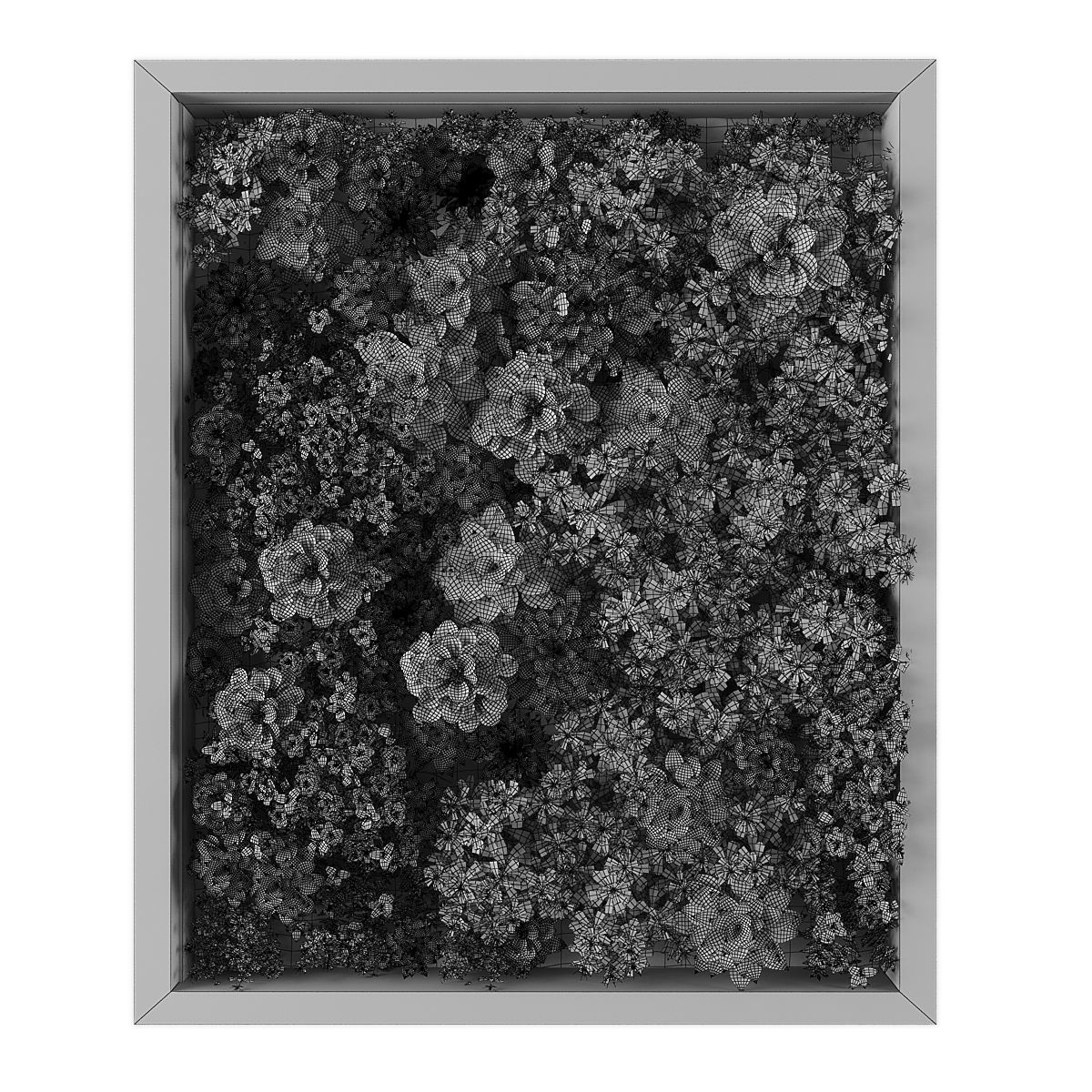 Vertical garden 226 Low-poly 3D model_1