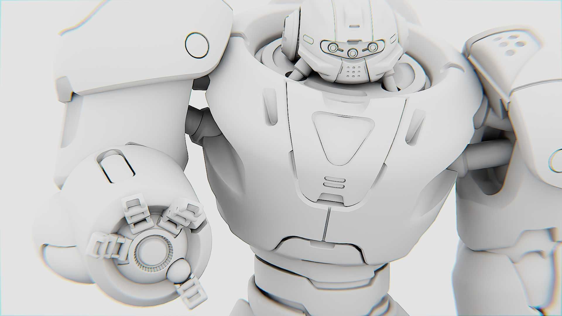 BATTLE DROID  GOLIATH   RIGGED 3D model_34