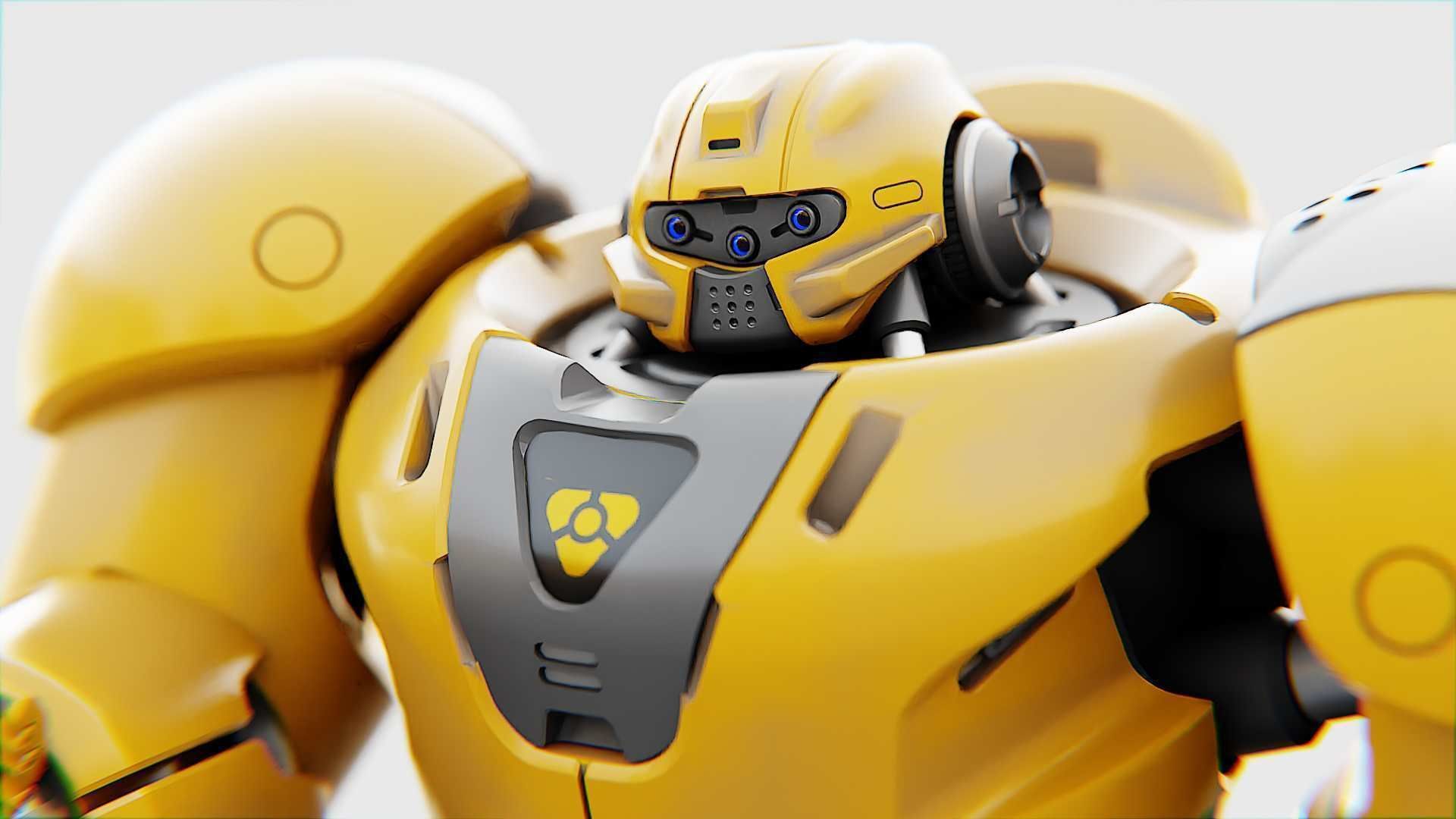 BATTLE DROID  GOLIATH   RIGGED 3D model_2