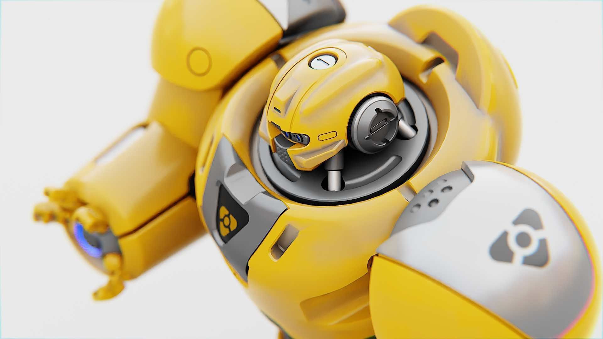 BATTLE DROID  GOLIATH   RIGGED 3D model_18