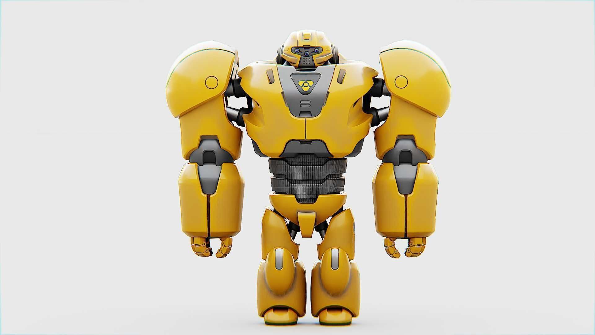 BATTLE DROID  GOLIATH   RIGGED 3D model_28