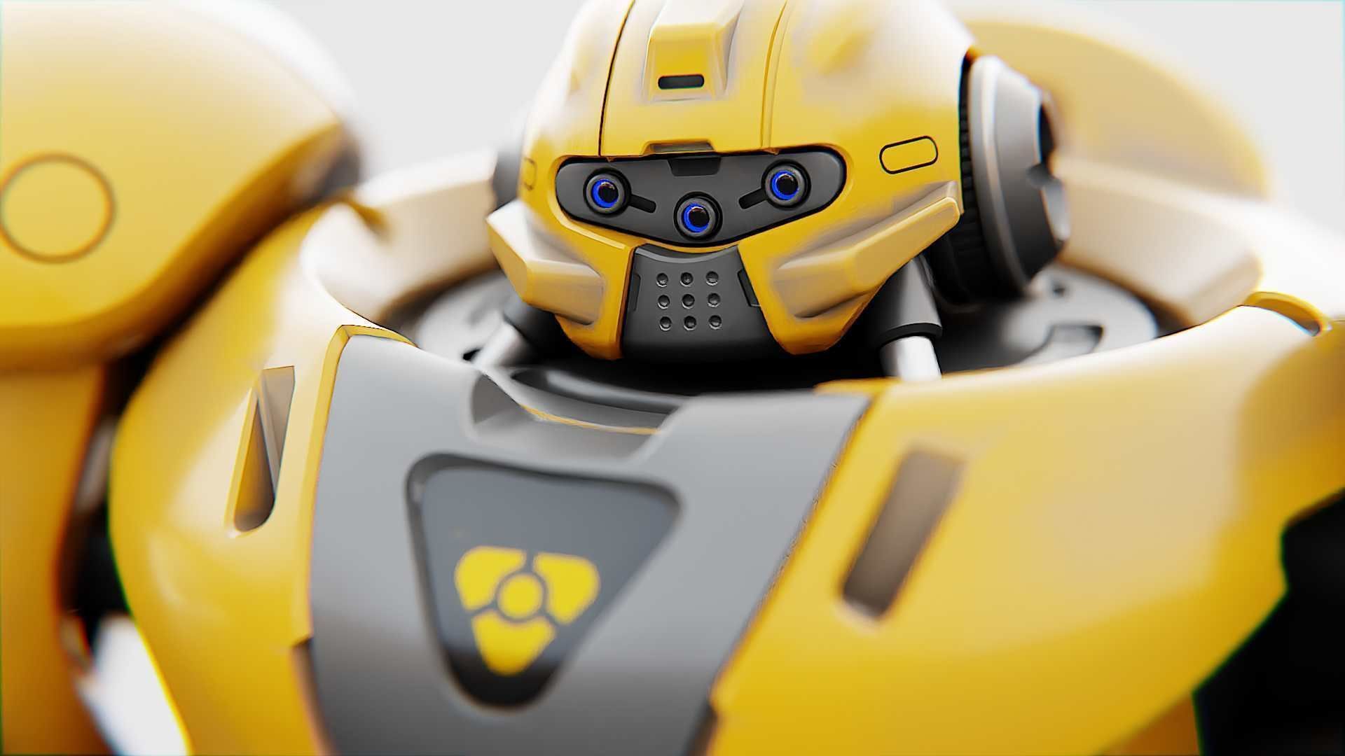 BATTLE DROID  GOLIATH   RIGGED 3D model_1