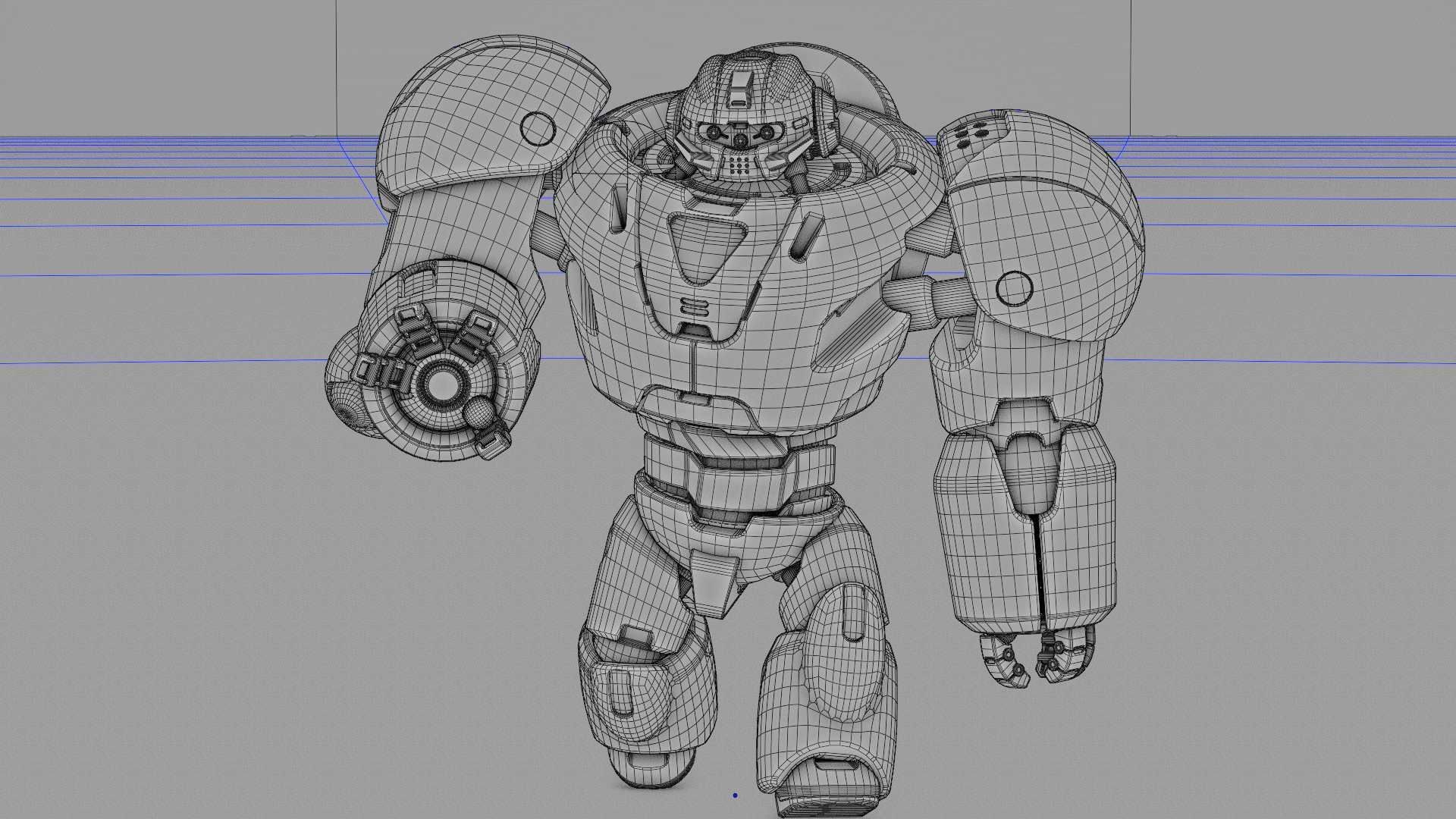 BATTLE DROID  GOLIATH   RIGGED 3D model_36