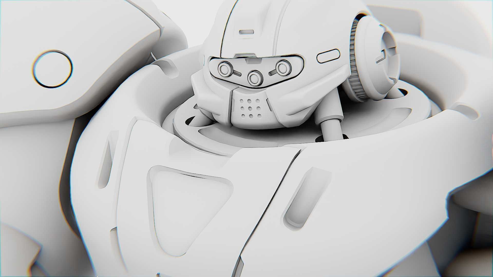 BATTLE DROID  GOLIATH   RIGGED 3D model_31