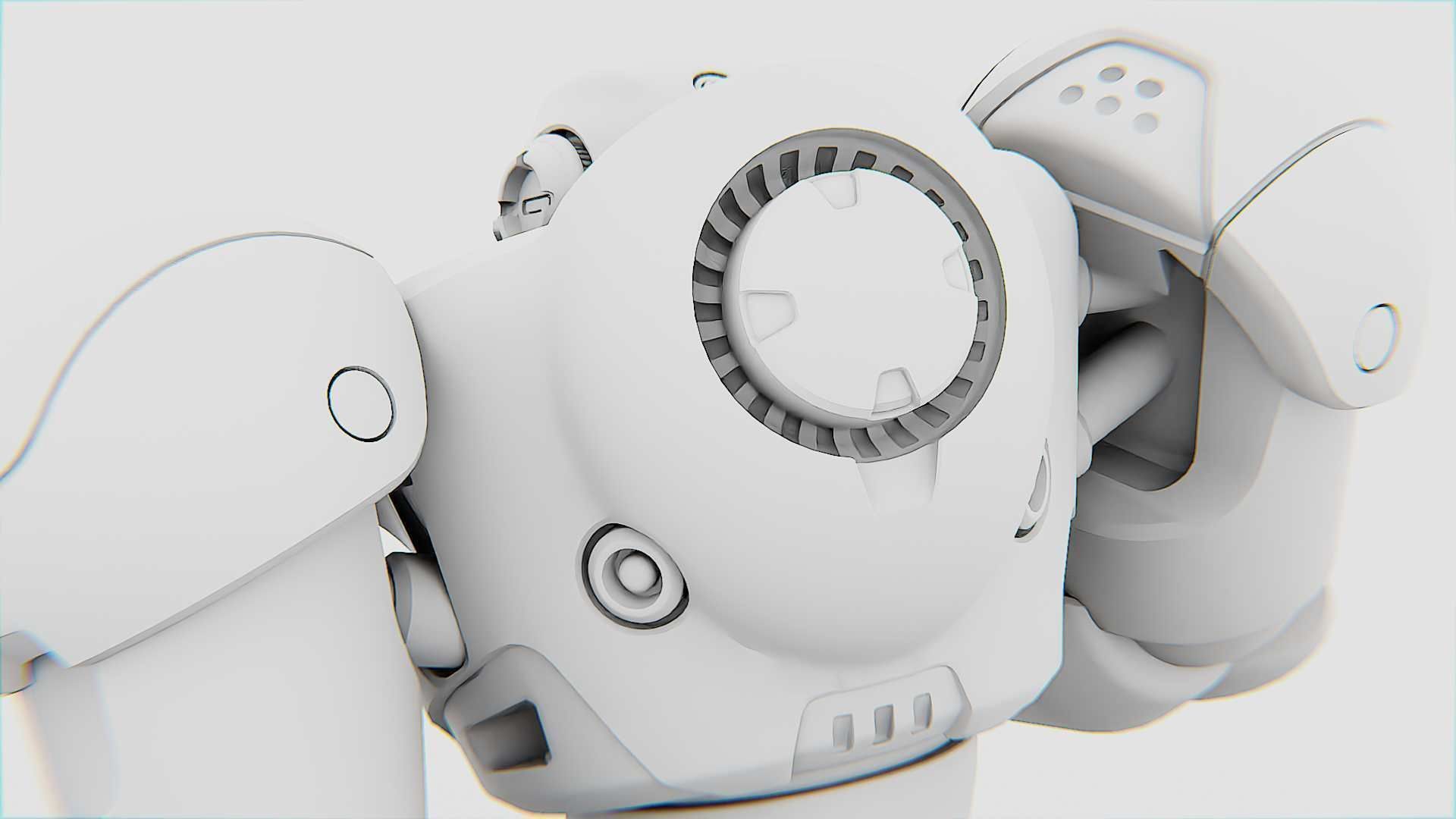 BATTLE DROID  GOLIATH   RIGGED 3D model_32