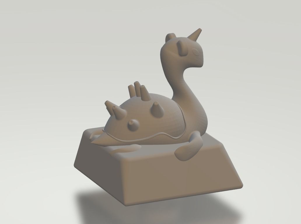 key cap 1u row 1 3d printer 3D print model_4