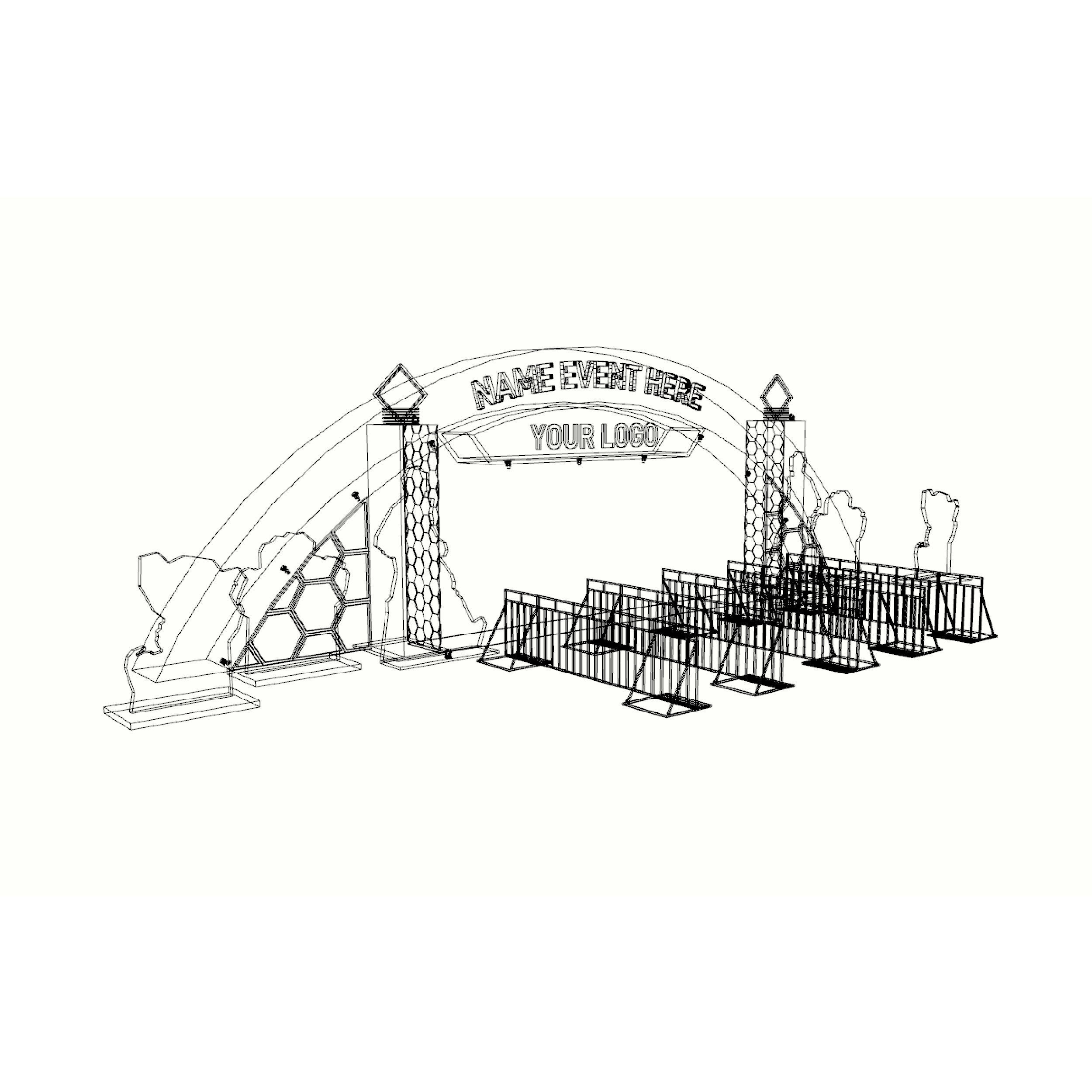 Ball Themed Gate 3D model | CGTrader