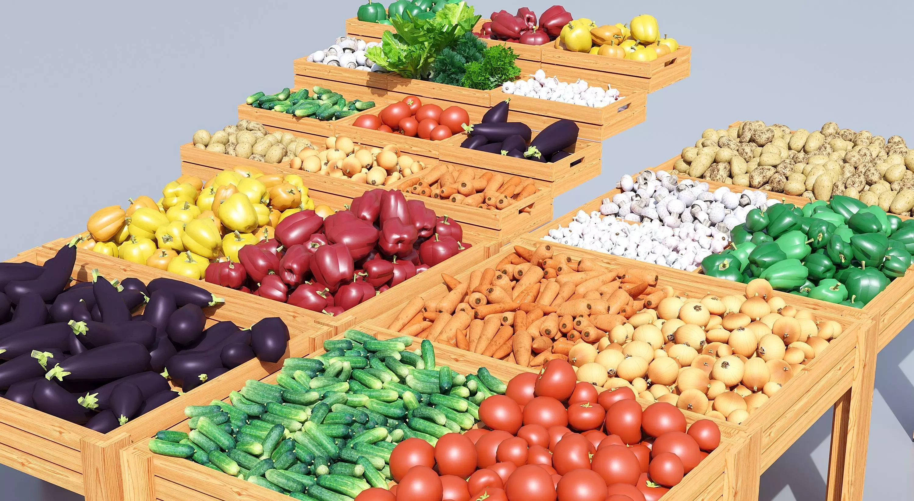 Vegetable 3D model_0