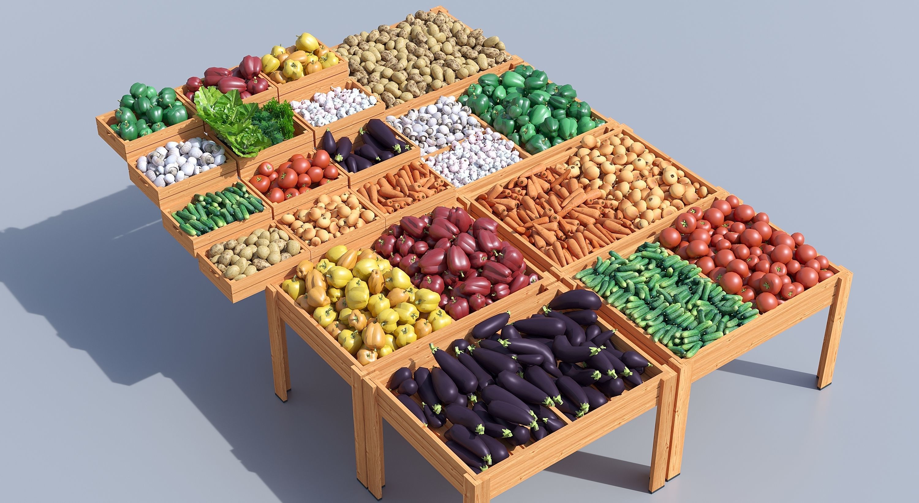 Vegetable 3D model_3