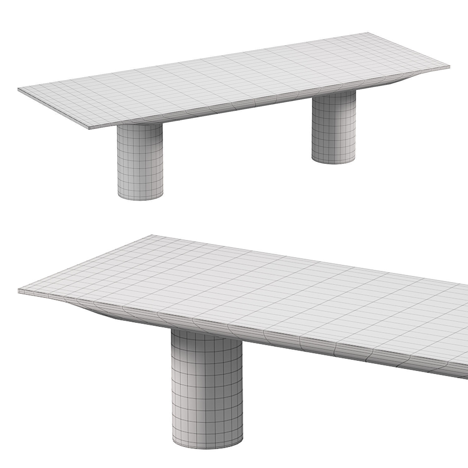 MENHIR Table by Emmemobili 3D model_2