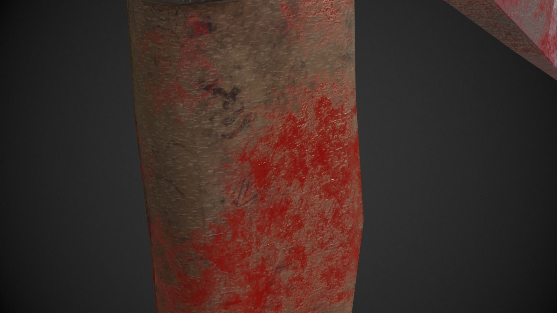 AXE weapon Low-poly 3D model_4