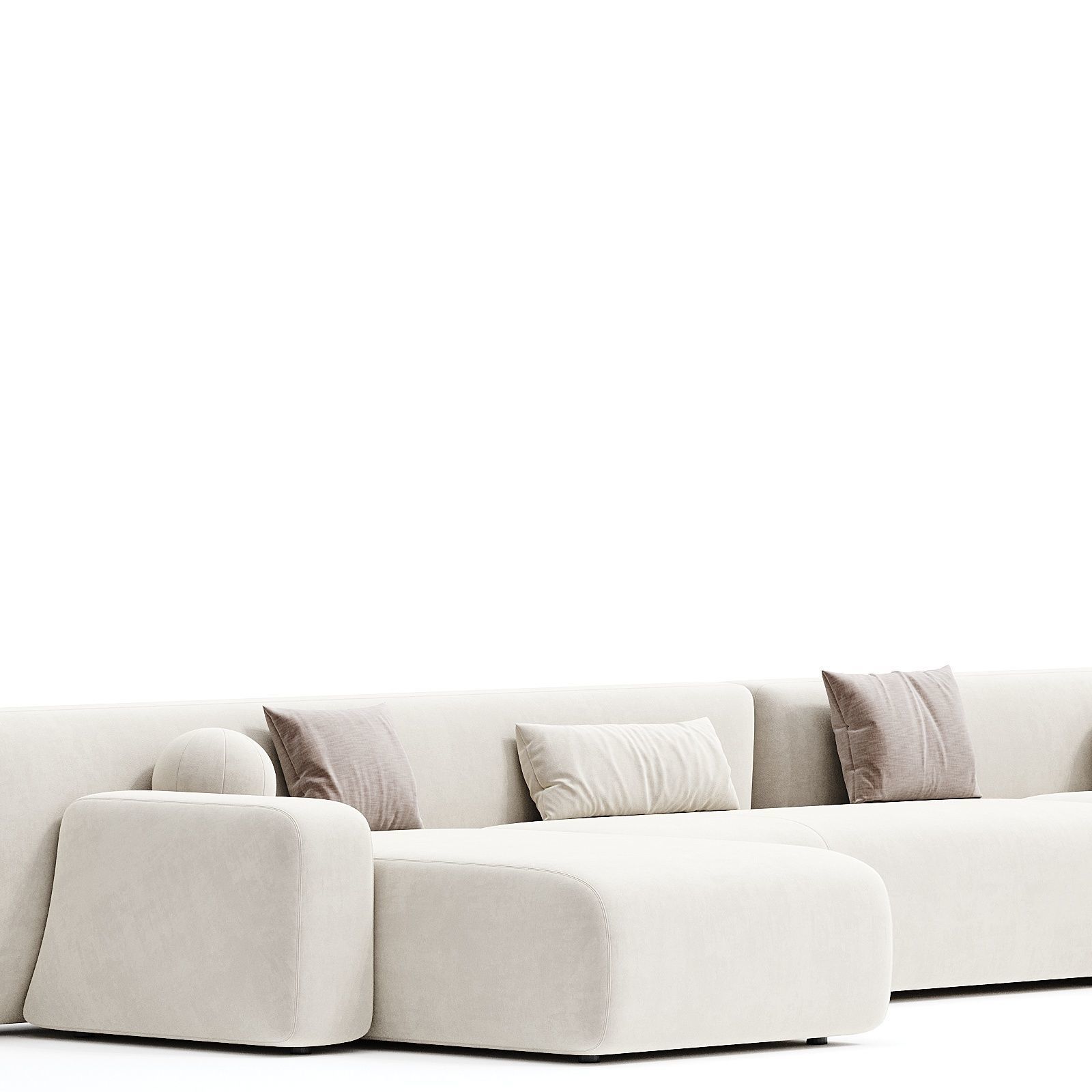 Suiseki sofa 3d model  3D model_5