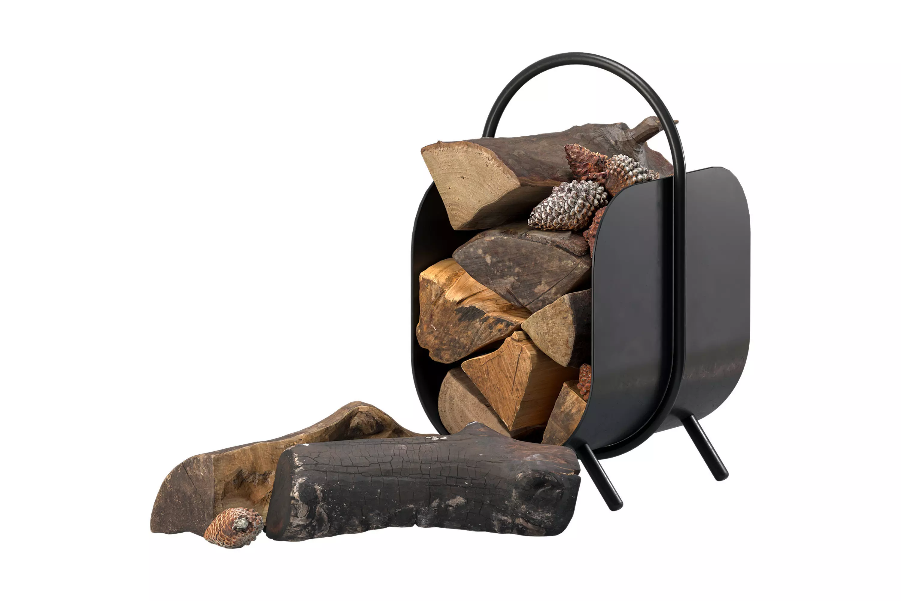 Firewood Racks 3D model_0