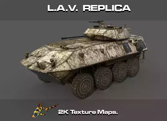 LAV Replica Low-poly 3D model
