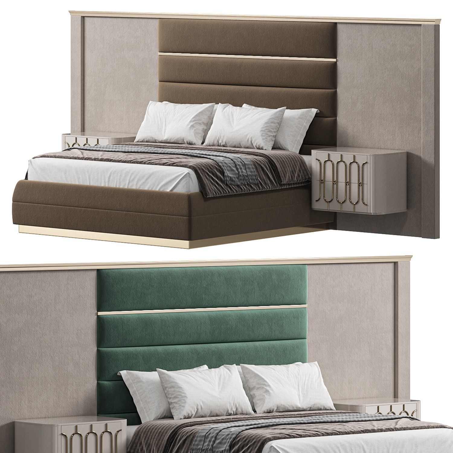 MUGALI MARIA bed by Neopoliscasa 3D model_1