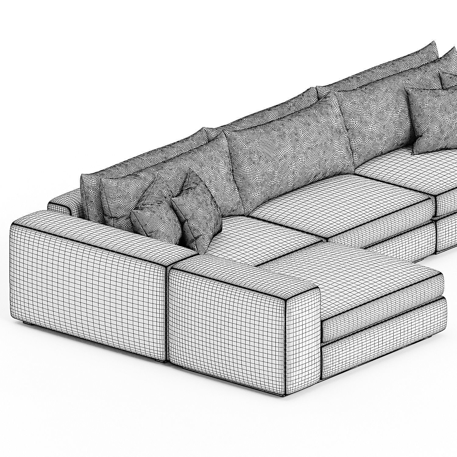 Sofa Vista Grande Lounge 3d model  3D model_2