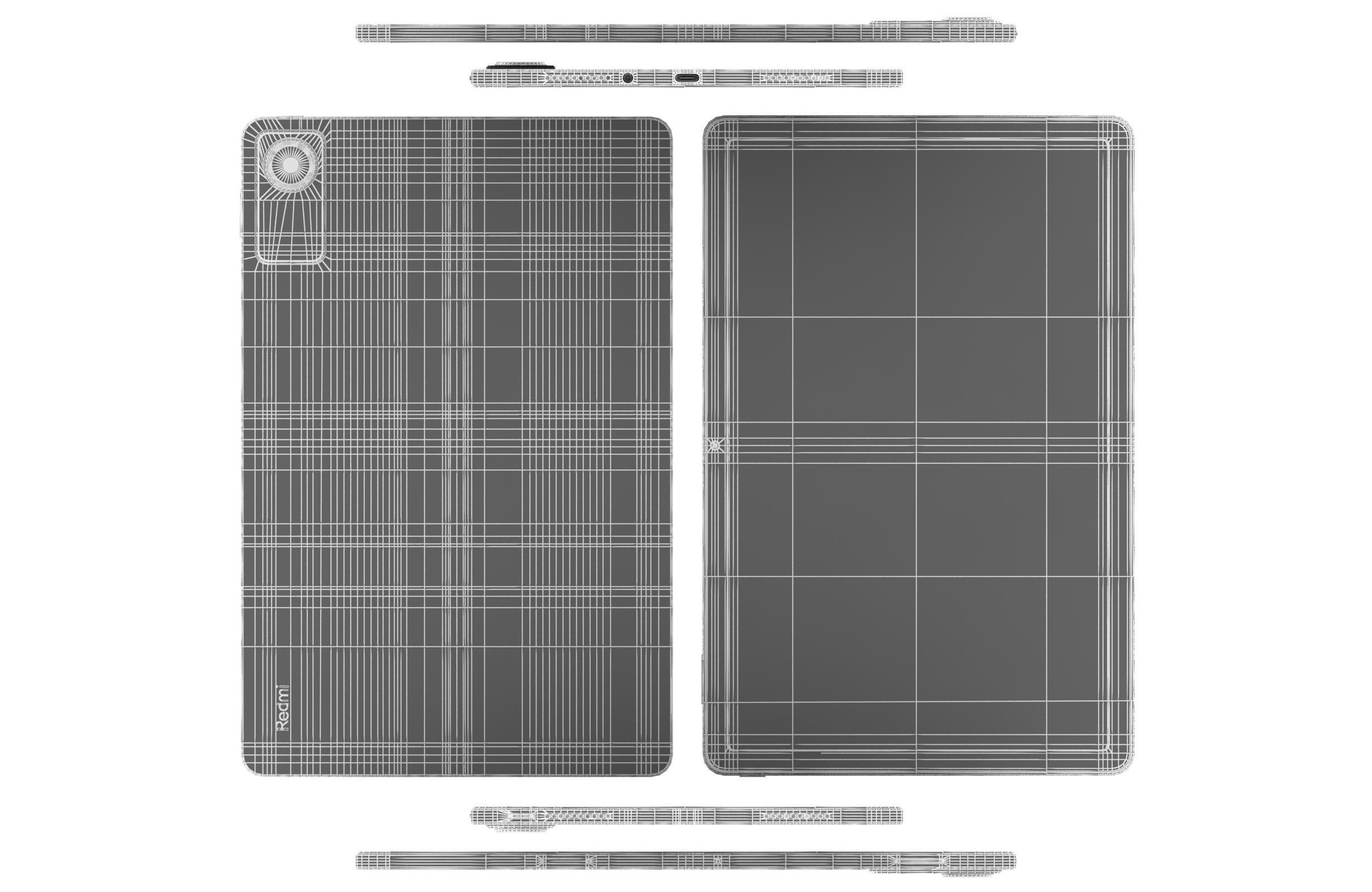 Xiaomi Redmi Pad SE Pink 3D model_16