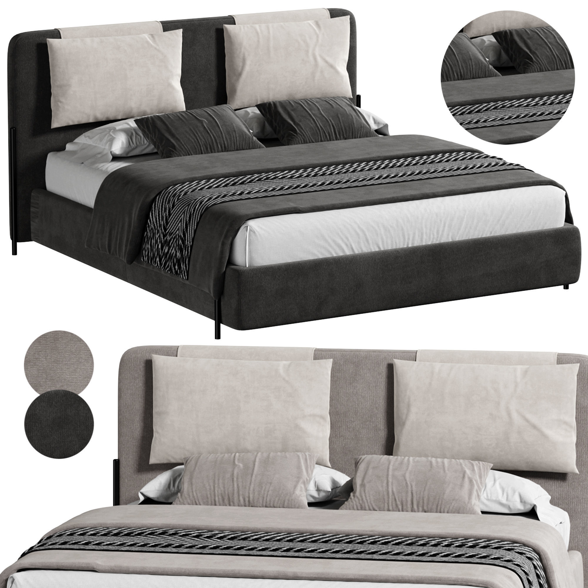 Alar bed by Neopoliscasa 3D model_1