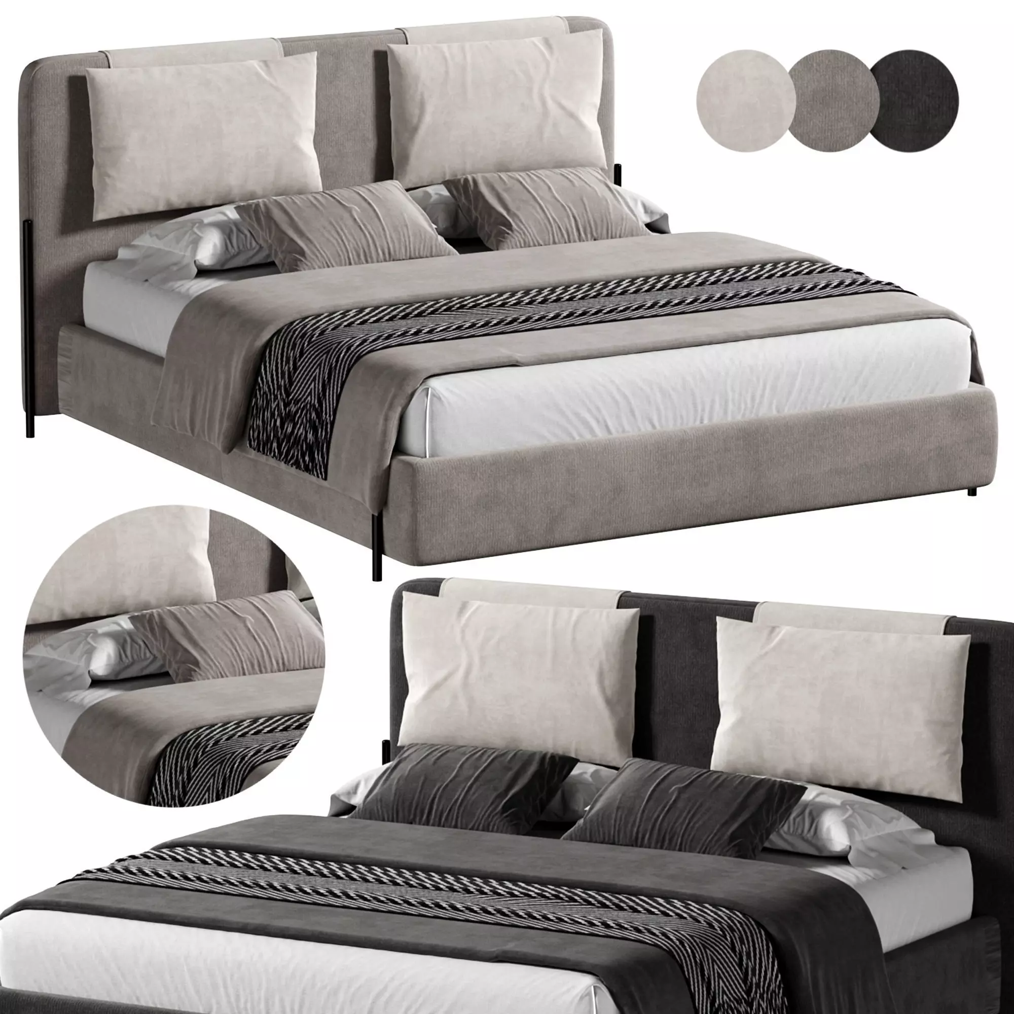 Alar bed by Neopoliscasa 3D model_0