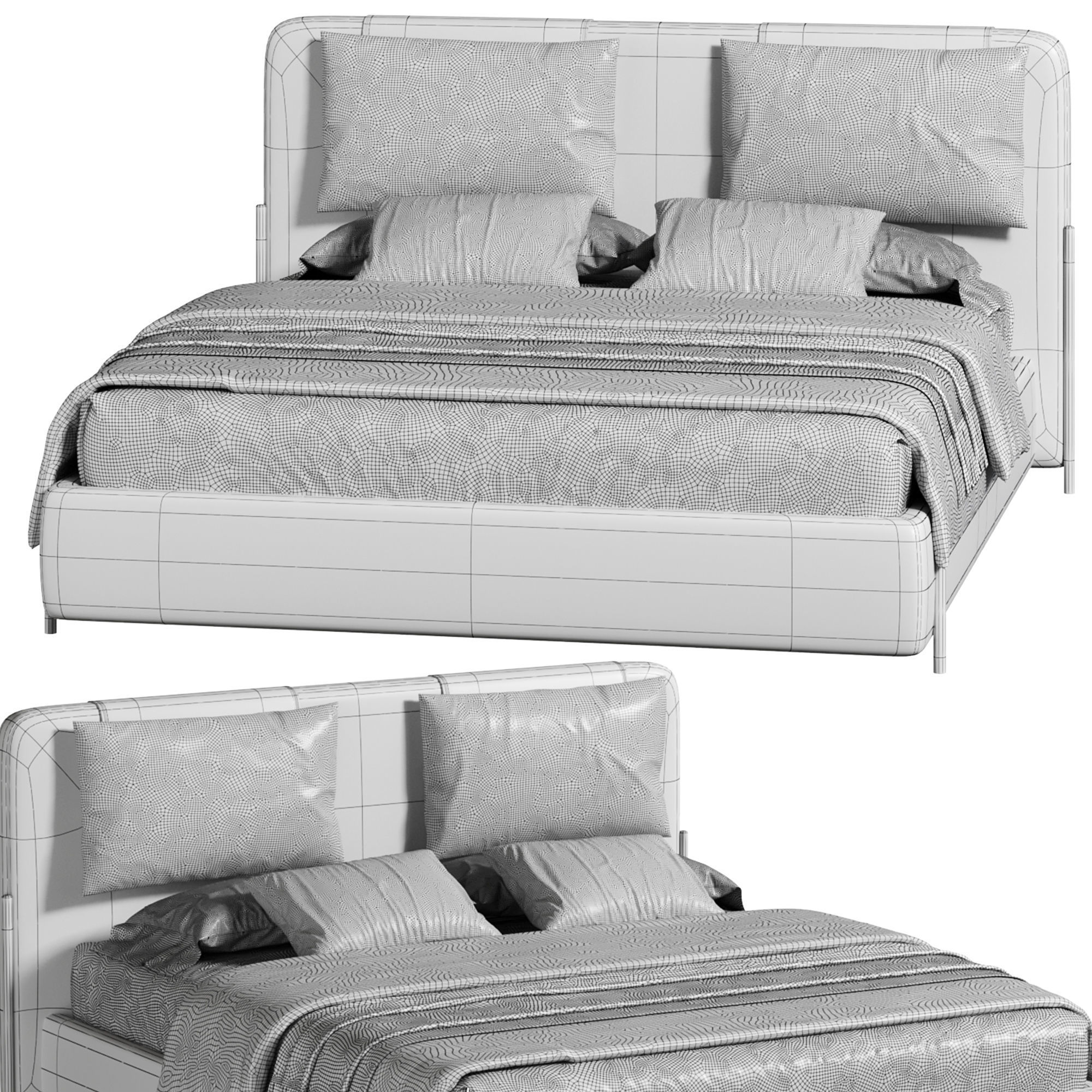 Alar bed by Neopoliscasa 3D model_2