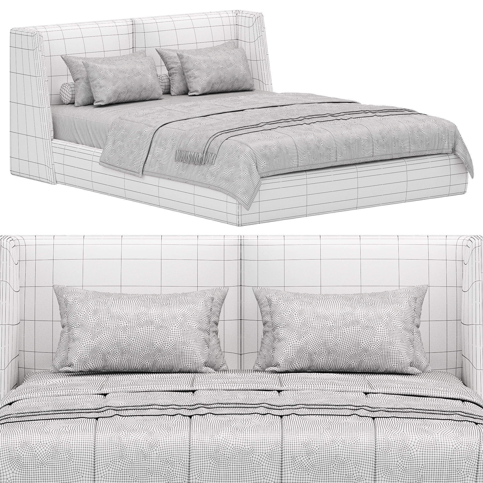 Medusa II Bed by PRADDY 3D model_2