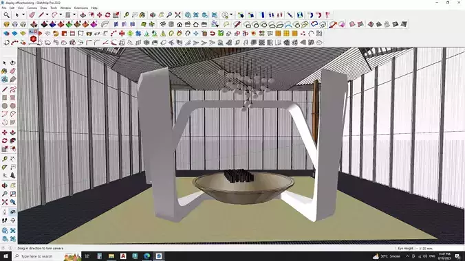 display office building 3d model