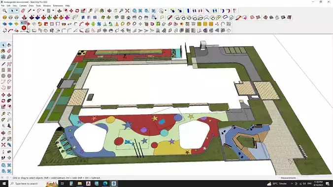 kindergarden environment 3d model