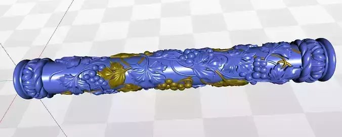 Grapevine inlaid column