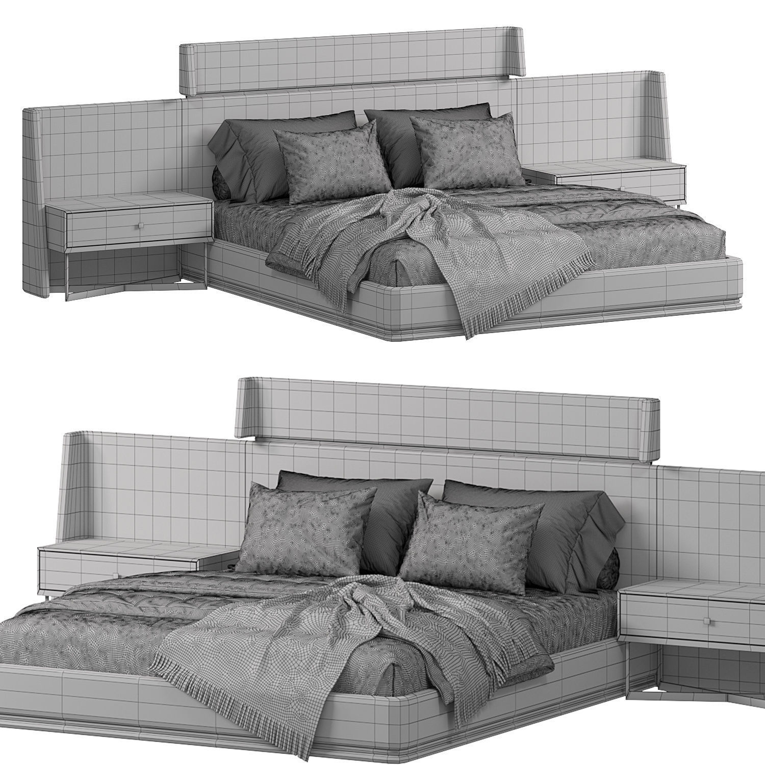 Preston  bed by Neopoliscasa 3D model_2