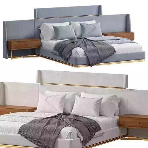 Preston  bed by Neopoliscasa 3D model