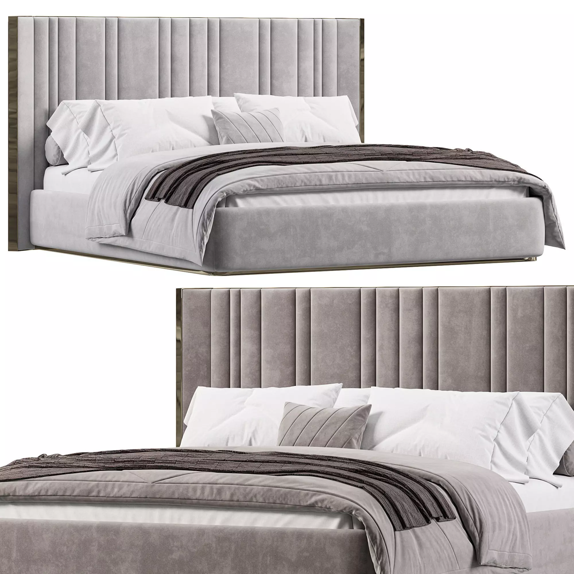 With lifting mechanism Bed By CAVIO 3D model_0