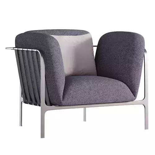SYDNEY DARK GRAY ARMCHAIR By Enrico Pellizzoni