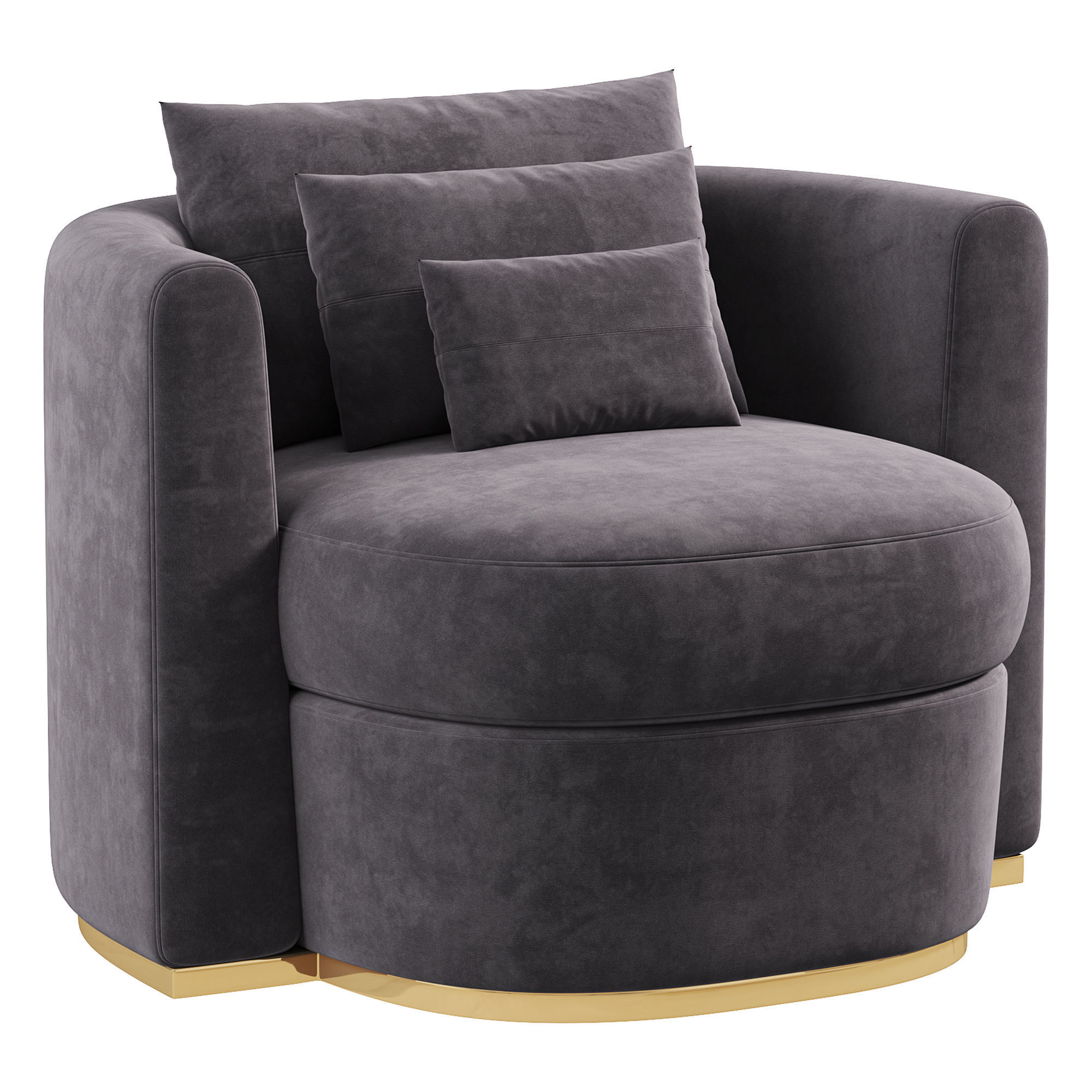 SILVANA ARMCHAIR BY Annibale Colombo 3D model_1