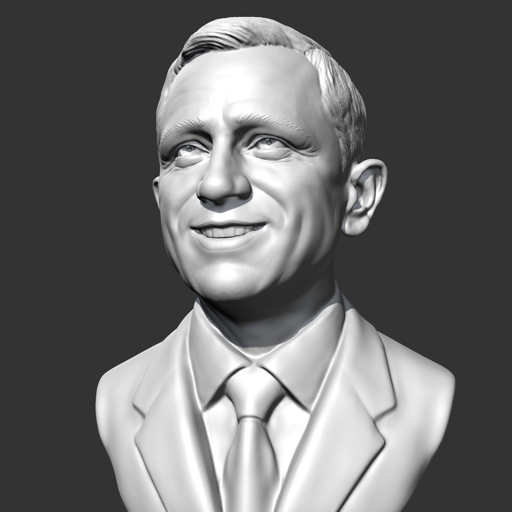 Daniel Craig 3D print model 3D print model_1