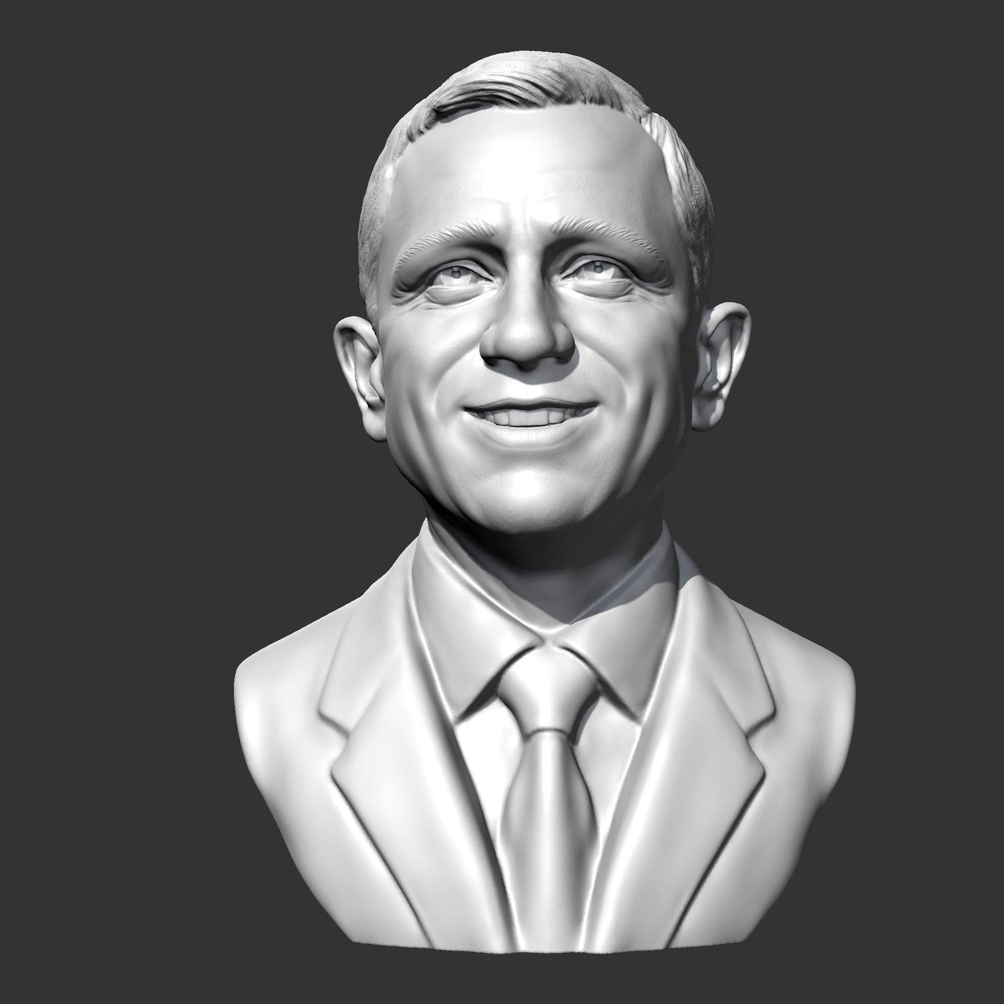 Daniel Craig 3D print model 3D print model_9