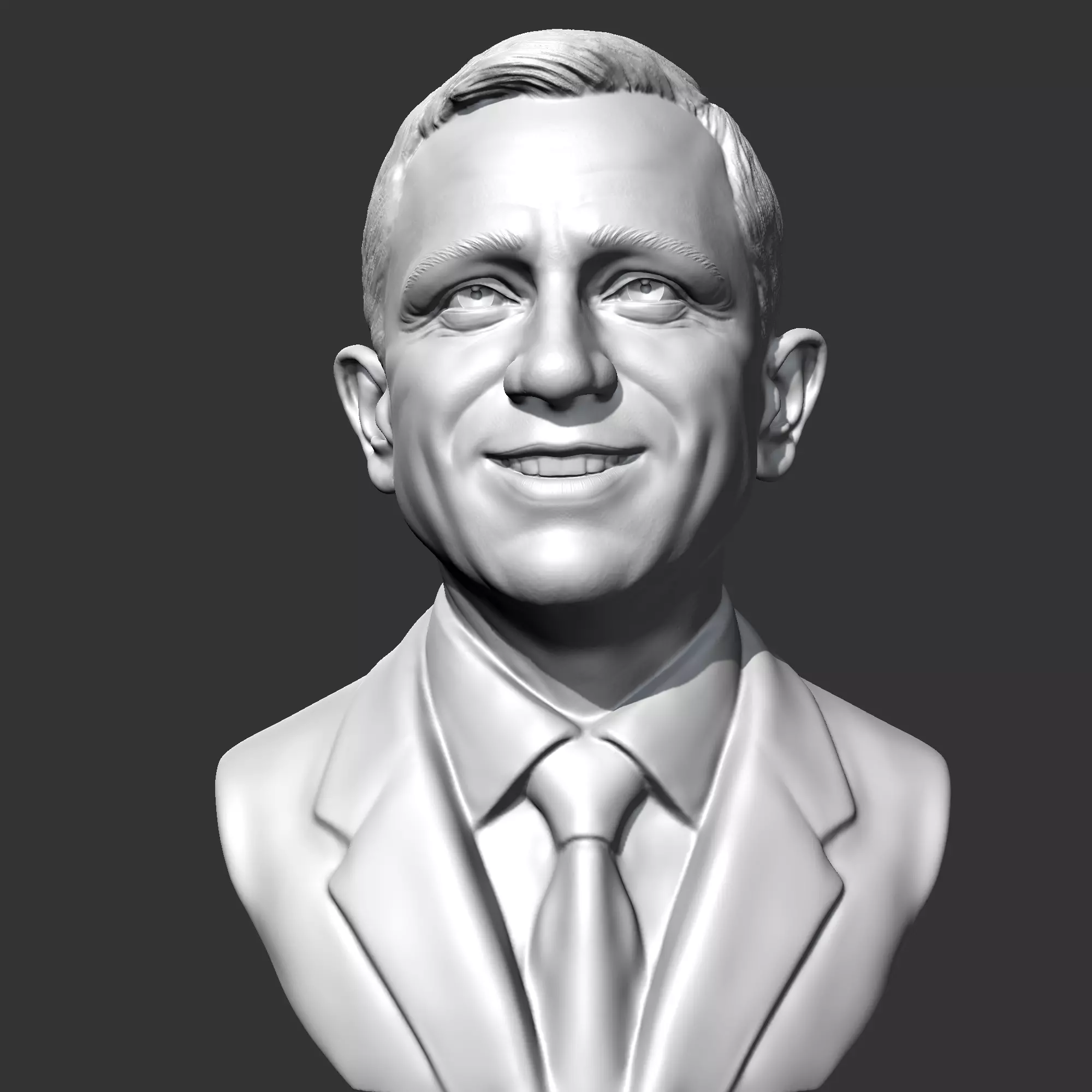 Daniel Craig 3D print model 3D print model_0