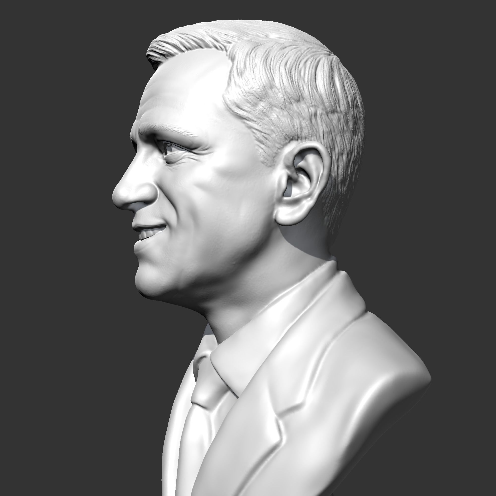 Daniel Craig 3D print model 3D print model_4