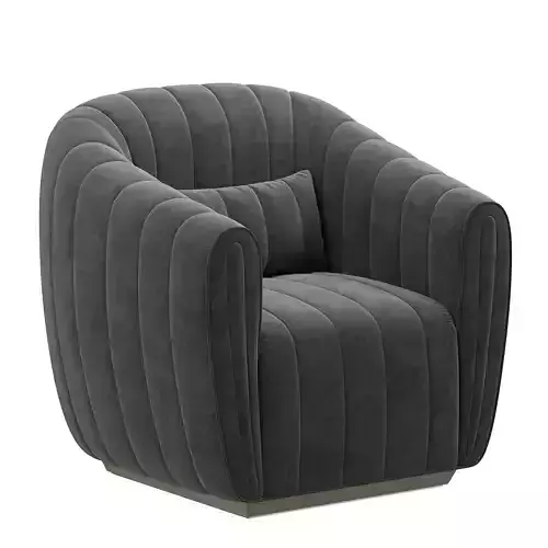 Piccadilly White Armchair by Artemest