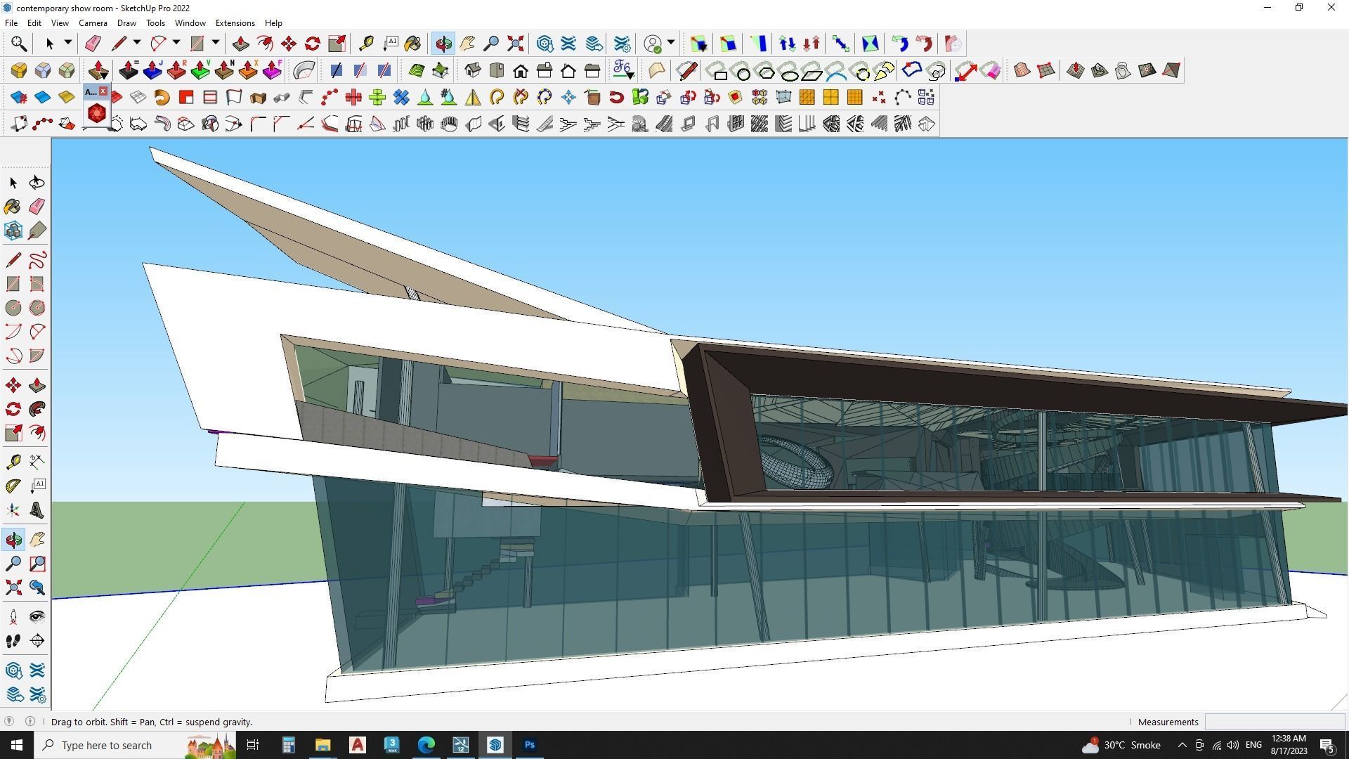 contemporary show room 3d model 3D model_5