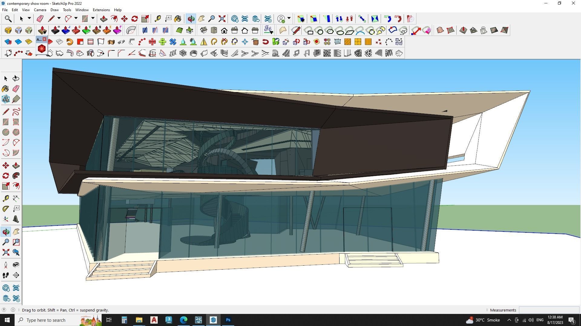 contemporary show room 3d model 3D model_6